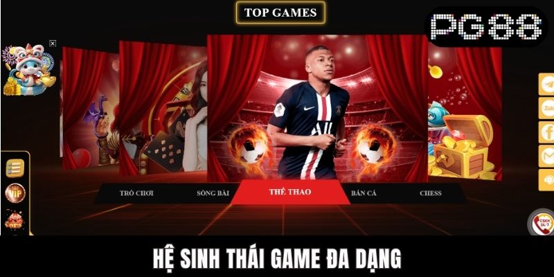 Hệ sinh thái game đa dạng